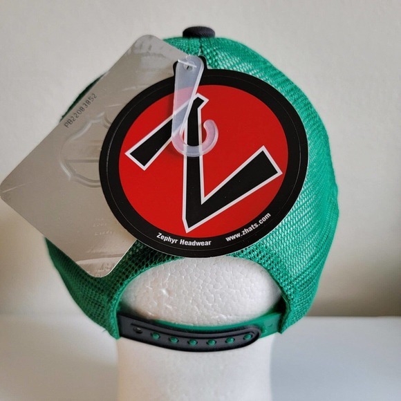 Zephyr NHL Dallas‎ Stars Hat 25th Anniversary Freeway Curved Bill Mesh Snapback - Picture 4 of 8